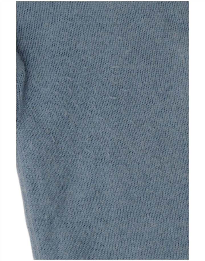 Massimo Dutti Herren-Pullover mit V-Ausschnitt, Größe S, Blau