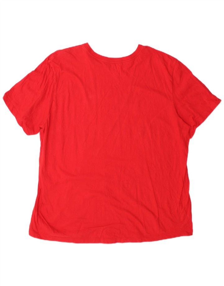 Nike Herren Grafik T-Shirt Top 2XL Rot