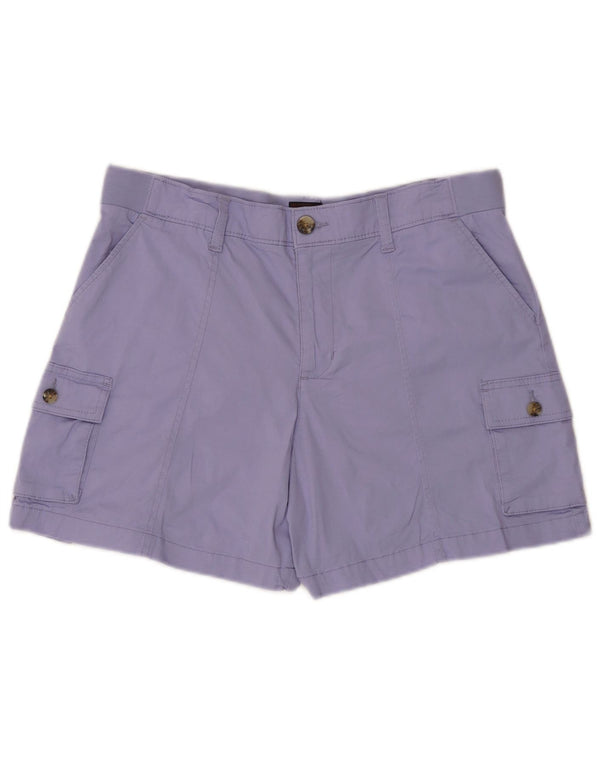 Lee Damen-Cargoshorts mit hoher Taille, US 14, XL, W34, lila Baumwolle