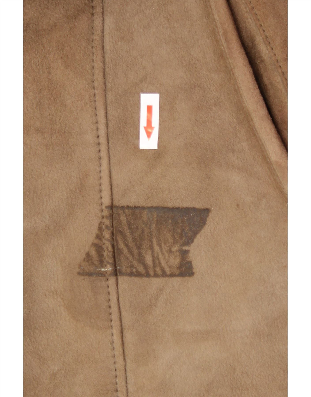 Vintage Damen Shearling Mantel UK 18 XL Beige Shearling