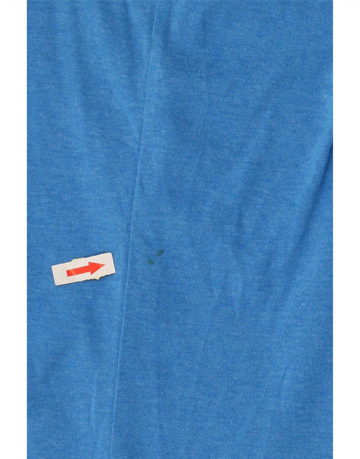 ADIDAS Herren Graphic Vest Top Mittelblaues Polyester