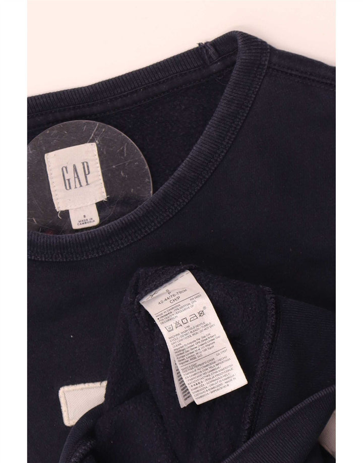 Gap Herren-Sweatshirt mit Grafik, Größe S, marineblau, Baumwolle