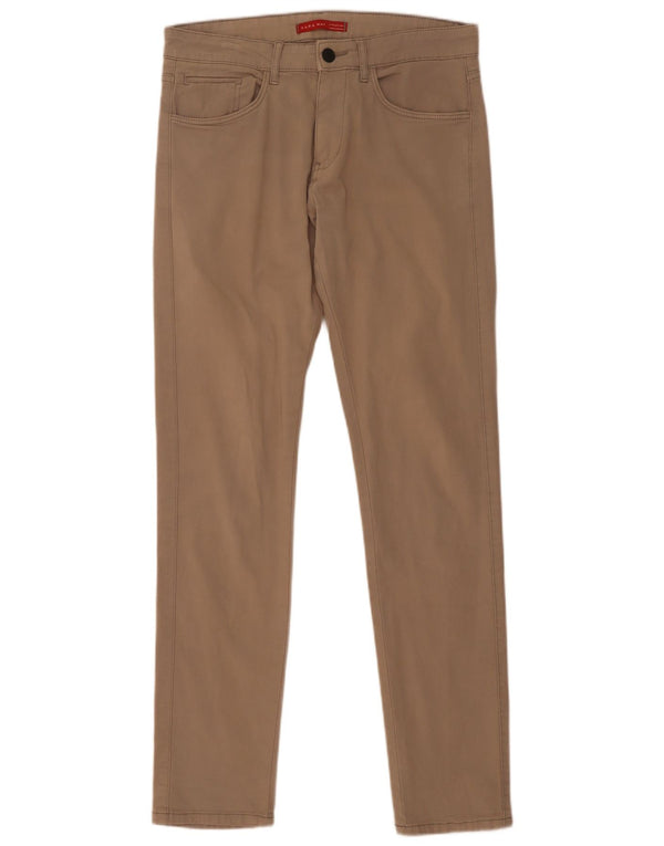 Zara Herren Slim Freizeithose EU 40 Medium W31 L32 Beige