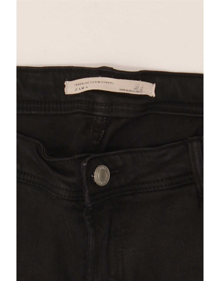 Zara Damen Trafaluc Slim Jeans W30 L28 Schwarz