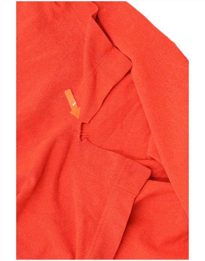 FILA Herren Grafik-T-Shirt-Oberteil Mittelroter Farbblock