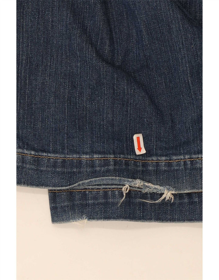 Lange und schlanke Schlagjeans von Gap für Damen, US 8, Größe M, W30, L32, Marineblau, Baumwolle