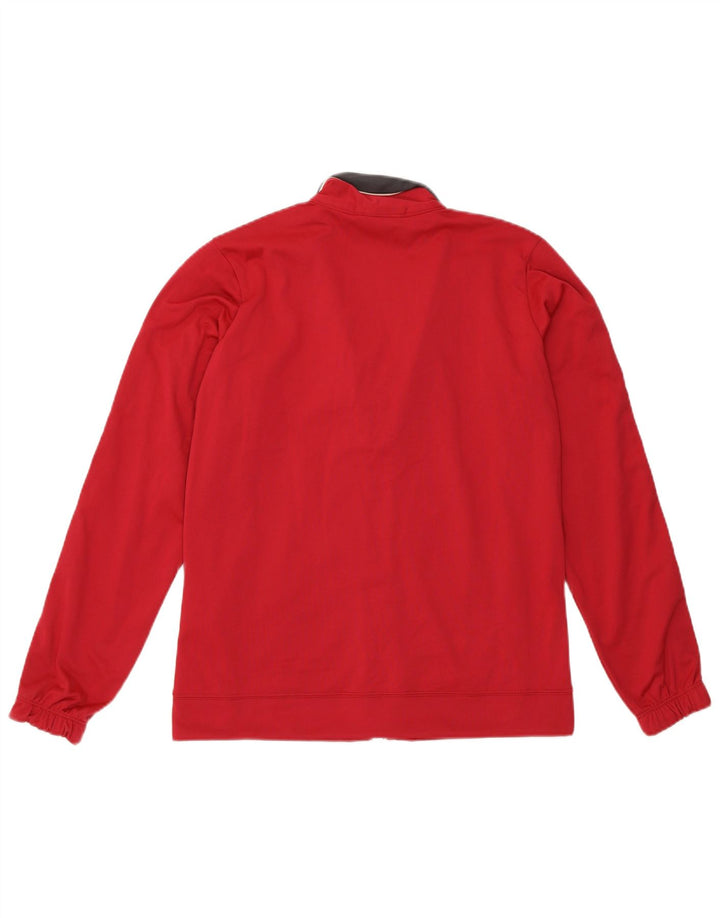 Champion Damen-Trainingsanzug-Oberteil, leicht zu montieren, UK-Gr. 10, Größe S, Rot, Polyester