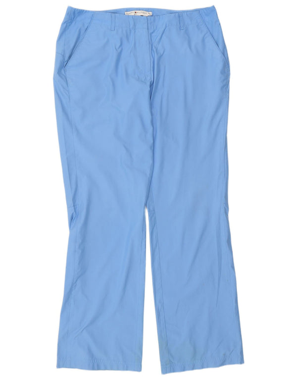 Tommy Hilfiger Damen Golf Bootcut Chino Hose XL W36 L31 Blau Polyester