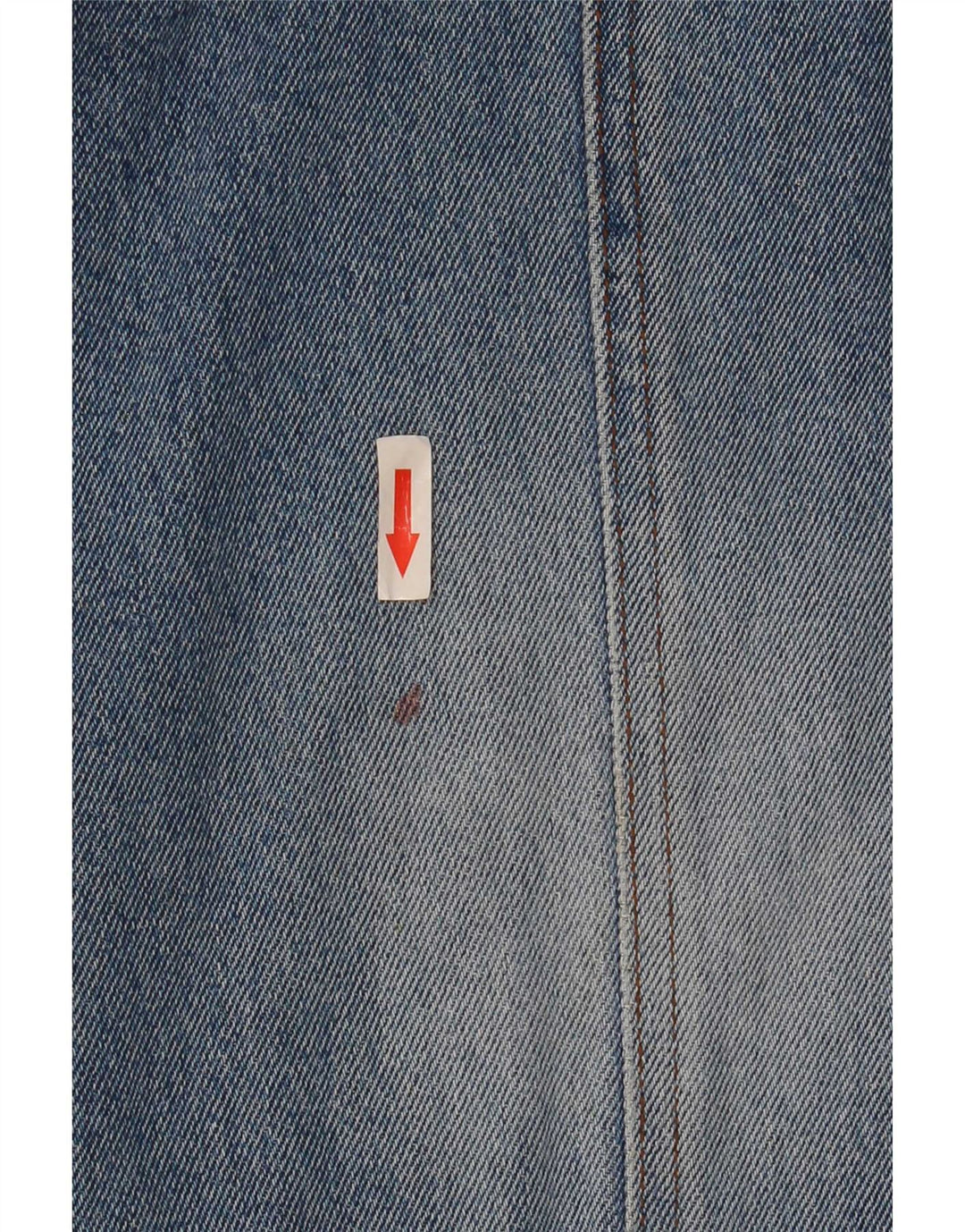 Master Herren Jeansjacke UK 38 Mittelblaue Baumwolle