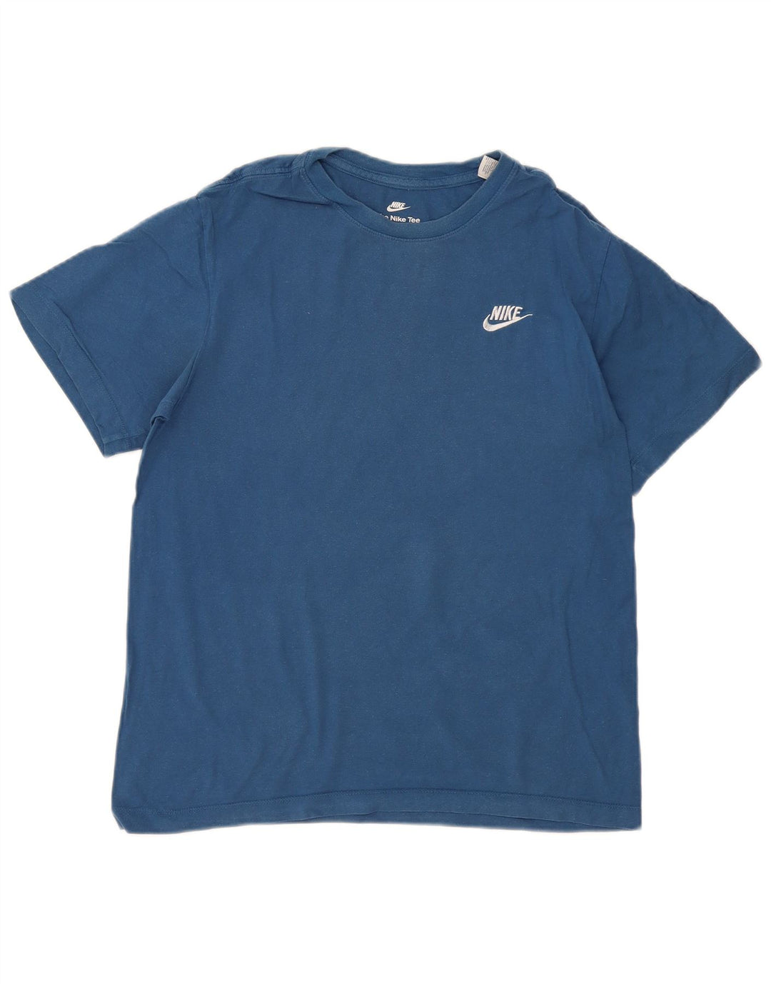Nike Herren The Tee T-Shirt Top Small Blau Baumwolle