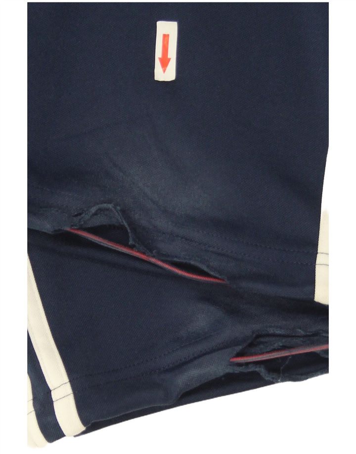 Adidas Herren-Trainingsanzug, UK, Größe 36/38, Größe S, Marineblau, Farbblock-Polyester