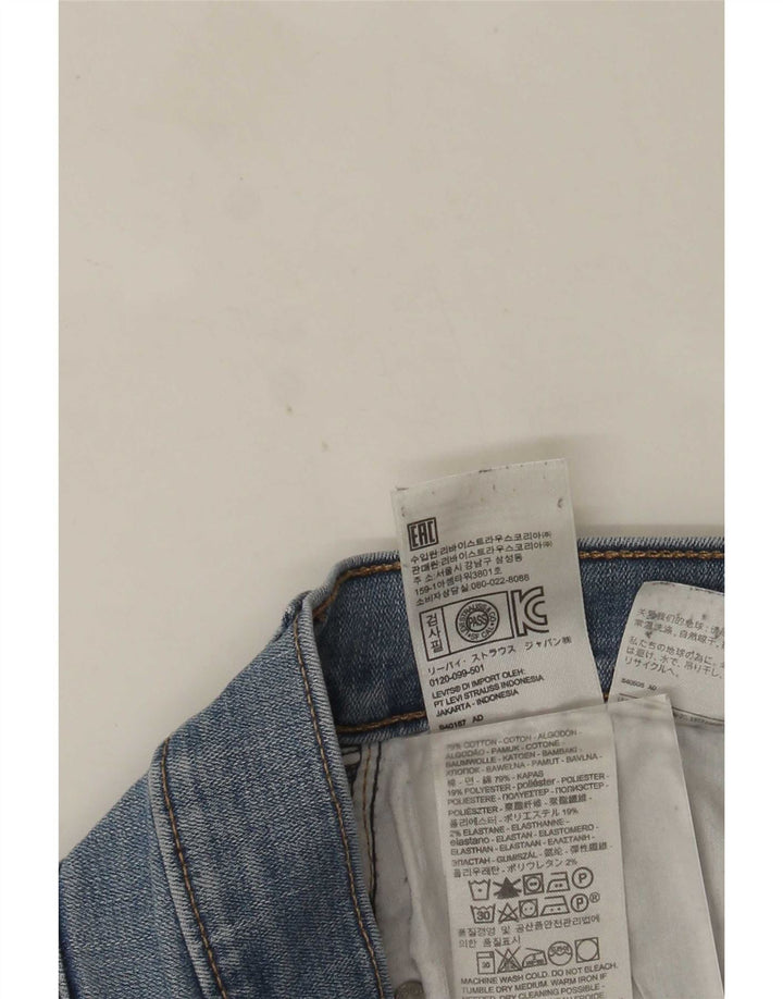Levi's Damen Slim Slim Jeans W28 L32 Blaue Baumwolle