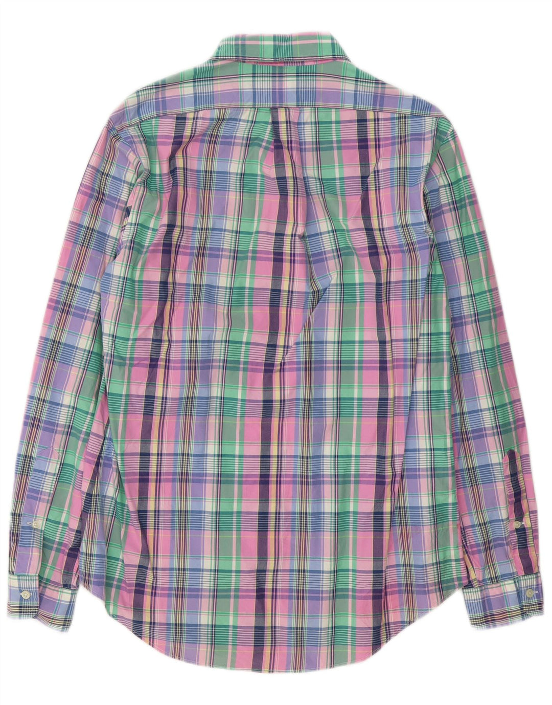 Polo Ralph Lauren Herren-Hemd mit individueller Passform, mittelgroß, mehrfarbig, kariert, Baumwolle