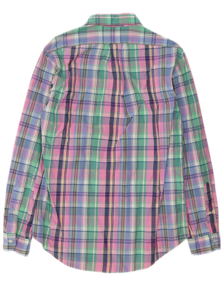 Polo Ralph Lauren Herren-Hemd mit individueller Passform, mittelgroß, mehrfarbig, kariert, Baumwolle