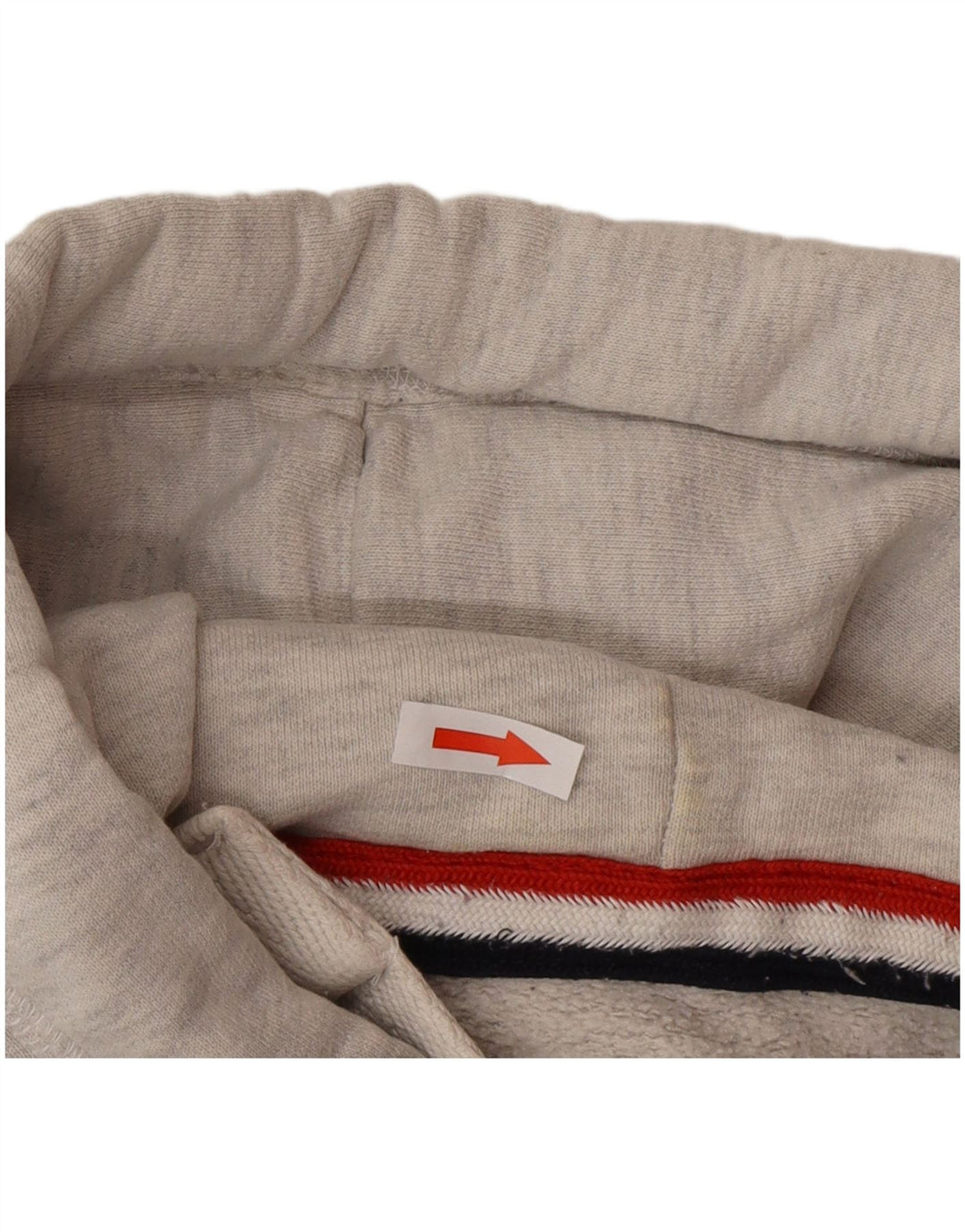 Superdry Damen Graphic Zip Hoodie Pullover UK 14 Mittelgraue Baumwolle