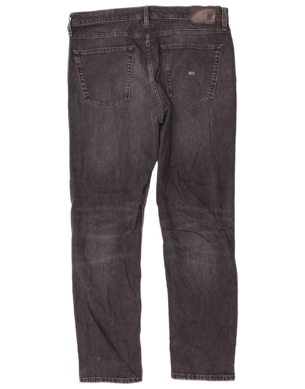 Tommy Hilfiger Herren Ryan Straight Jeans W32 L30 Graue Baumwolle
