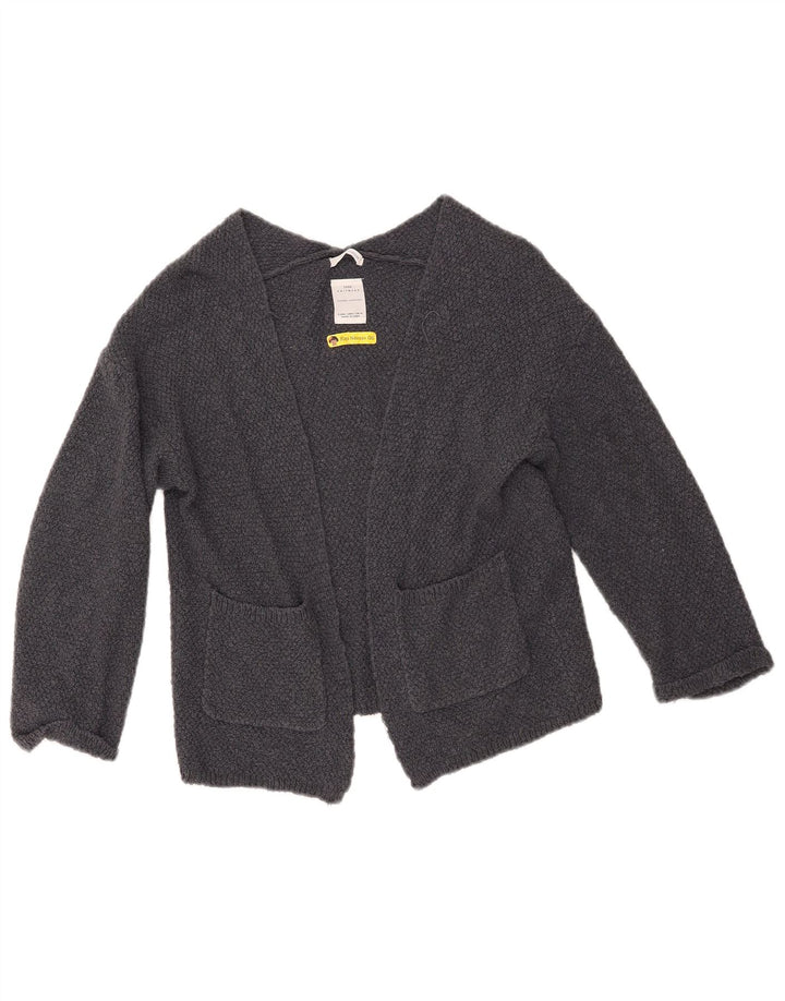 ZARA Offener Strickjacke für Mädchen, 7–8 Jahre, Grau