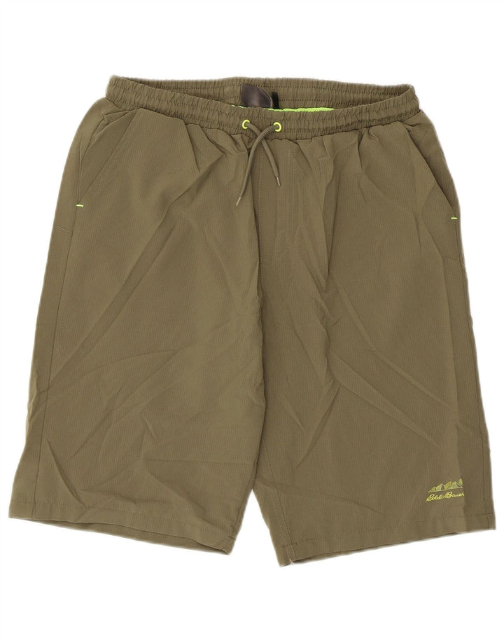Eddie Bauer Sportshorts für Jungen, 15–16 Jahre, XL, Khaki, Polyester