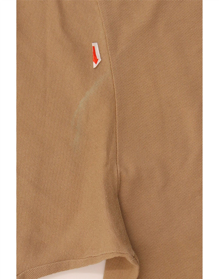 SERGIO TACCHINI Mens Polo Shirt IT 56 2XL Beige Vintage Sergio Tacchini and Second-Hand Sergio Tacchini from Messina Hembry 