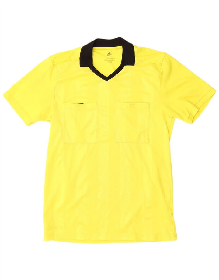 Adidas Herren Climalite Poloshirt Small Gelb Colourblock