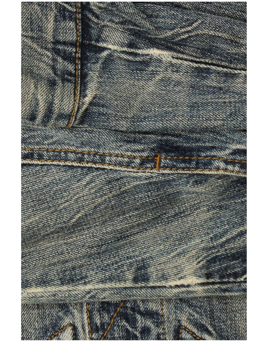 CALVIN KLEIN JEANS Herren Jeansjacke UK 38 Mittelblaue Baumwolle