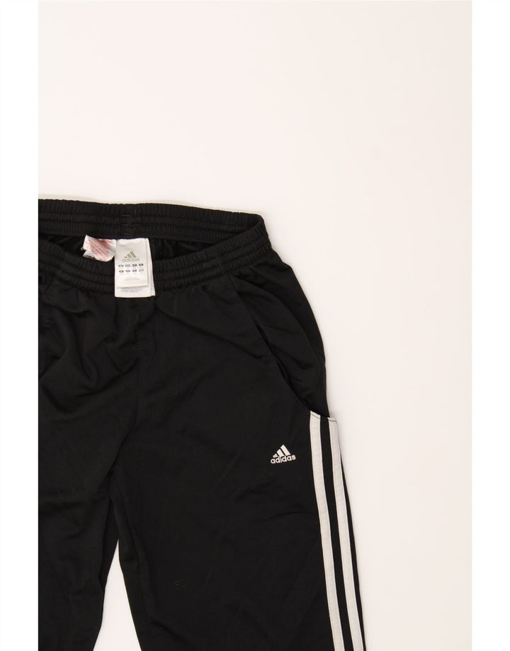 ADIDAS Boys Tracksuit Trousers Joggers 11-12 Years  Black Polyester Vintage Adidas and Second-Hand Adidas from Messina Hembry 