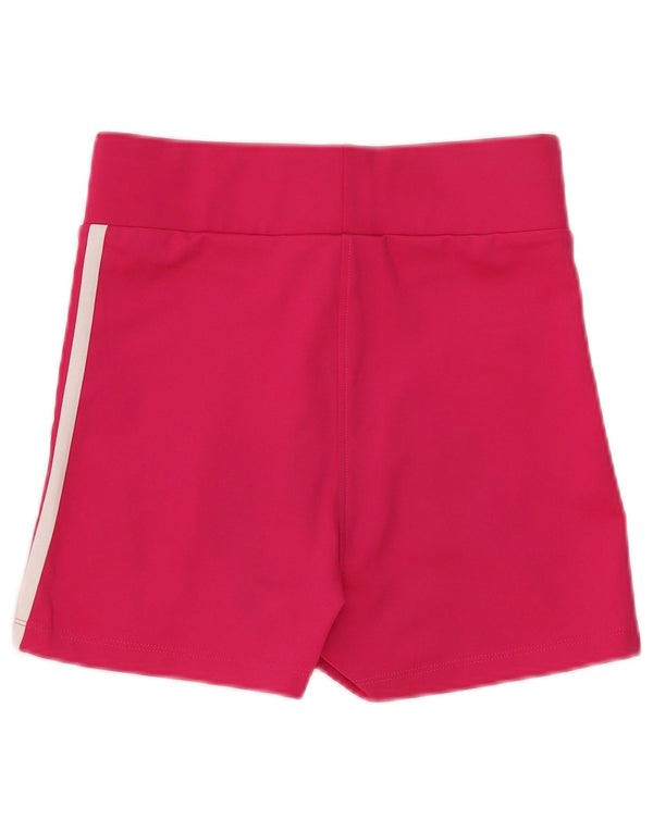 Adidas Damen Sportshorts UK 8 Small Rosa Polyester Sport