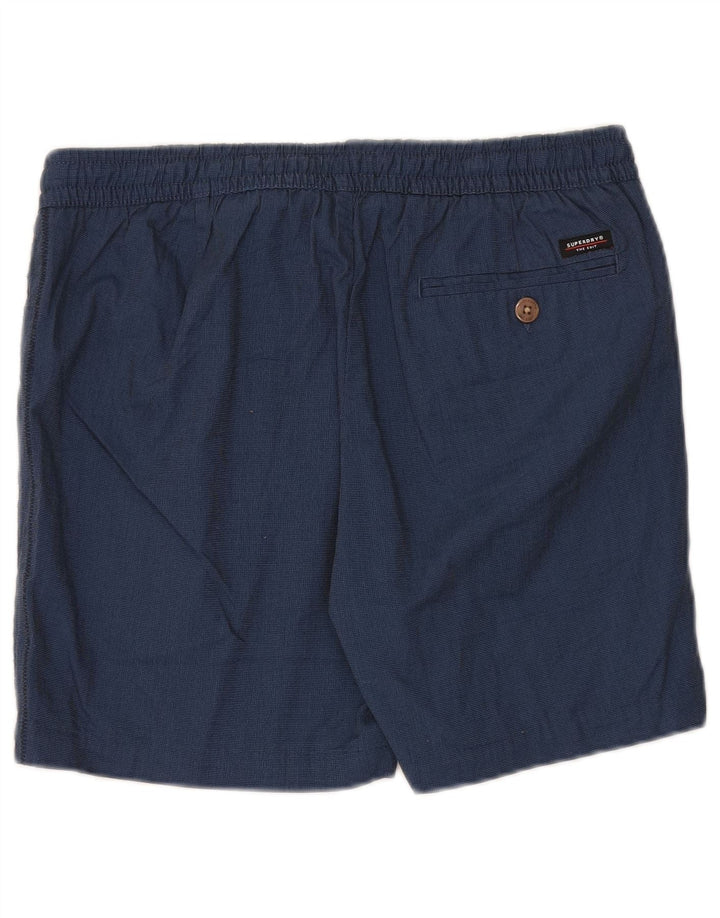 Superdry Herren-Chinoshorts, Größe M, W32, Marineblau, Baumwolle