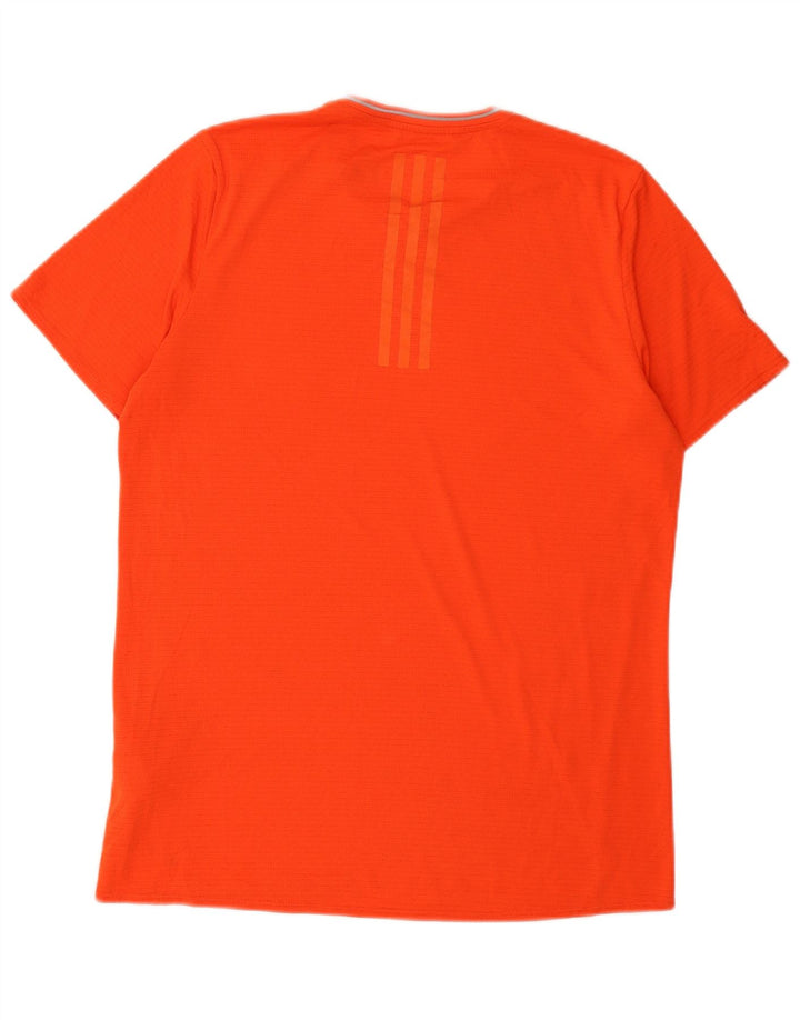 Adidas Herren Climacool T-Shirt Top Mittelorange Polyester