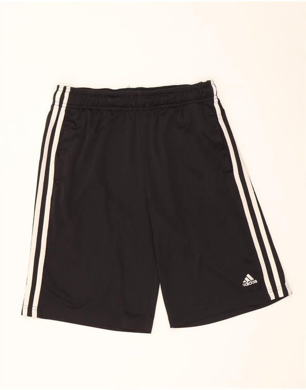 Adidas Jungen Aeroready Sportshorts 15–16 Jahre, schwarzes Polyester