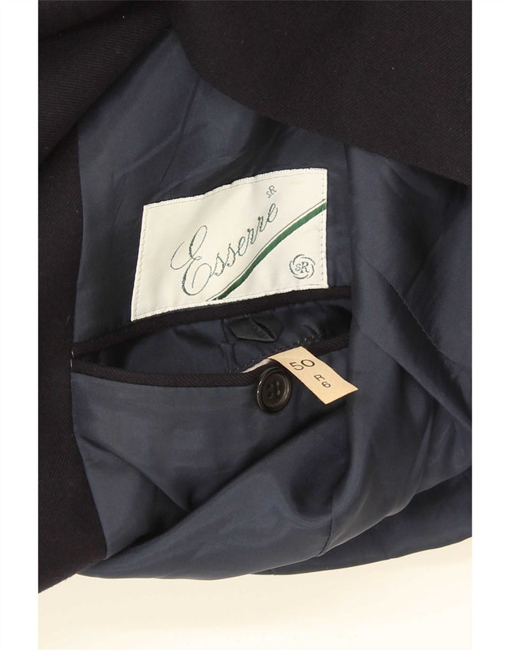 Essere Herren-Blazer, zweireihig, IT 50, Größe L, Marineblau