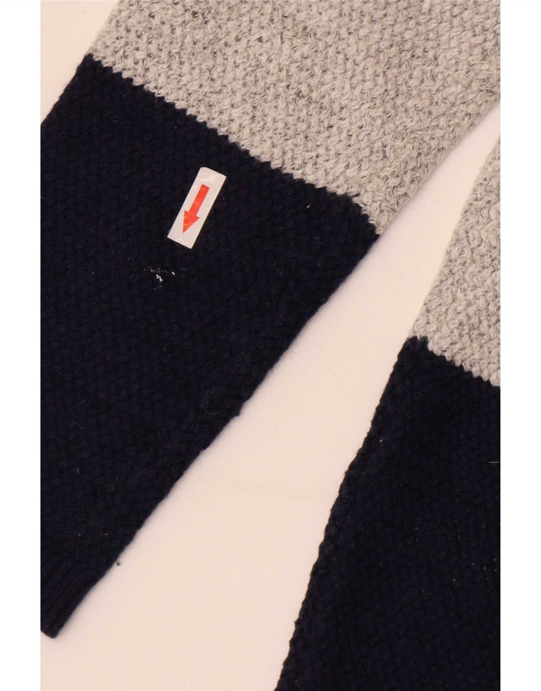 Fat Face Damen-Pullover mit U-Boot-Ausschnitt, UK 12, Mittelgrau, Farbblock