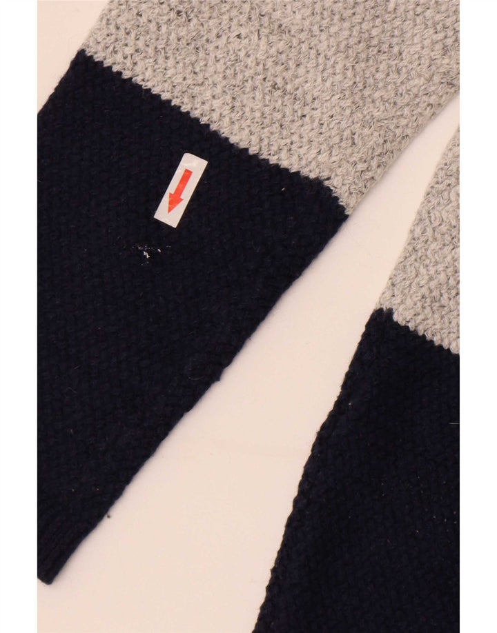 Fat Face Damen-Pullover mit U-Boot-Ausschnitt, UK 12, Mittelgrau, Farbblock