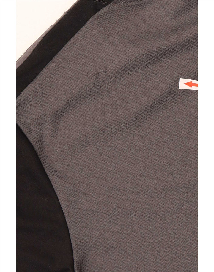 Adidas Herren T-Shirt Top Medium Schwarz Colourblock
