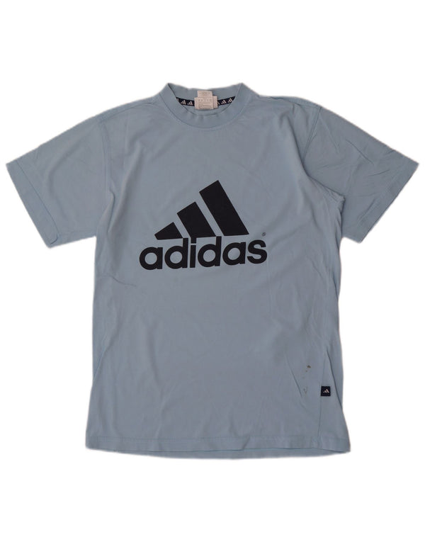 Adidas Jungen Graphic T-Shirt Top 15–16 Jahre, blaue Baumwolle