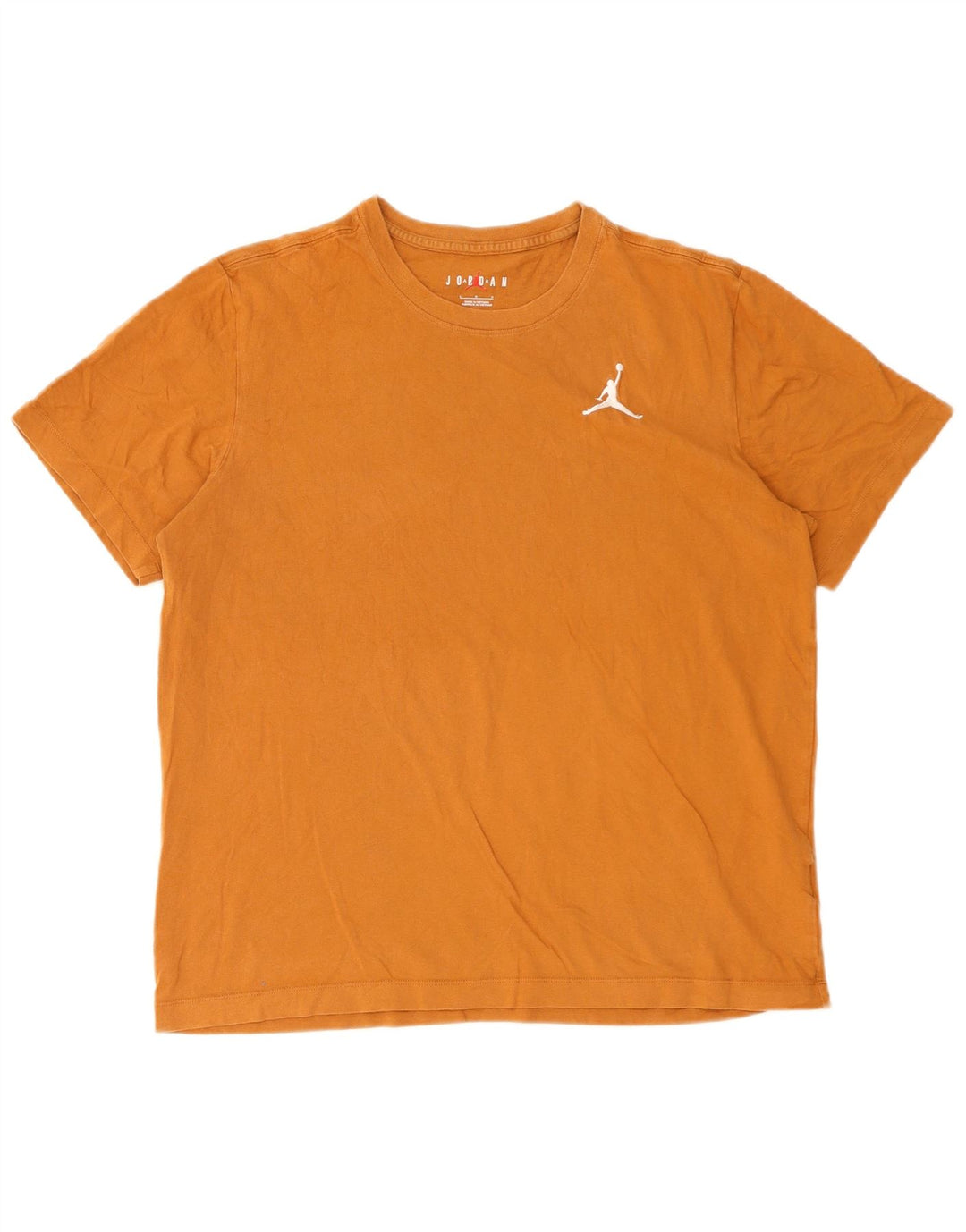 Jordan Herren T-Shirt Top Large Braun Baumwolle