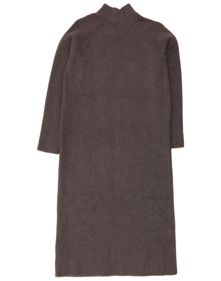 Zara Damen Pulloverkleid UK 10 Small Grau