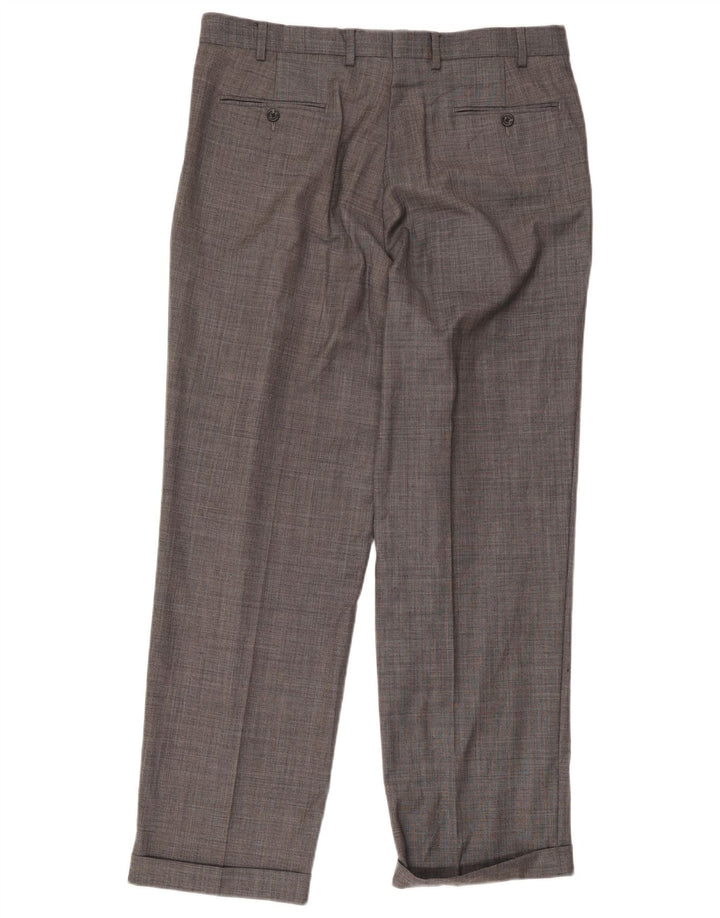Chaps Herren-Anzughose mit Pegged-Anzug, W34, L31, Grau