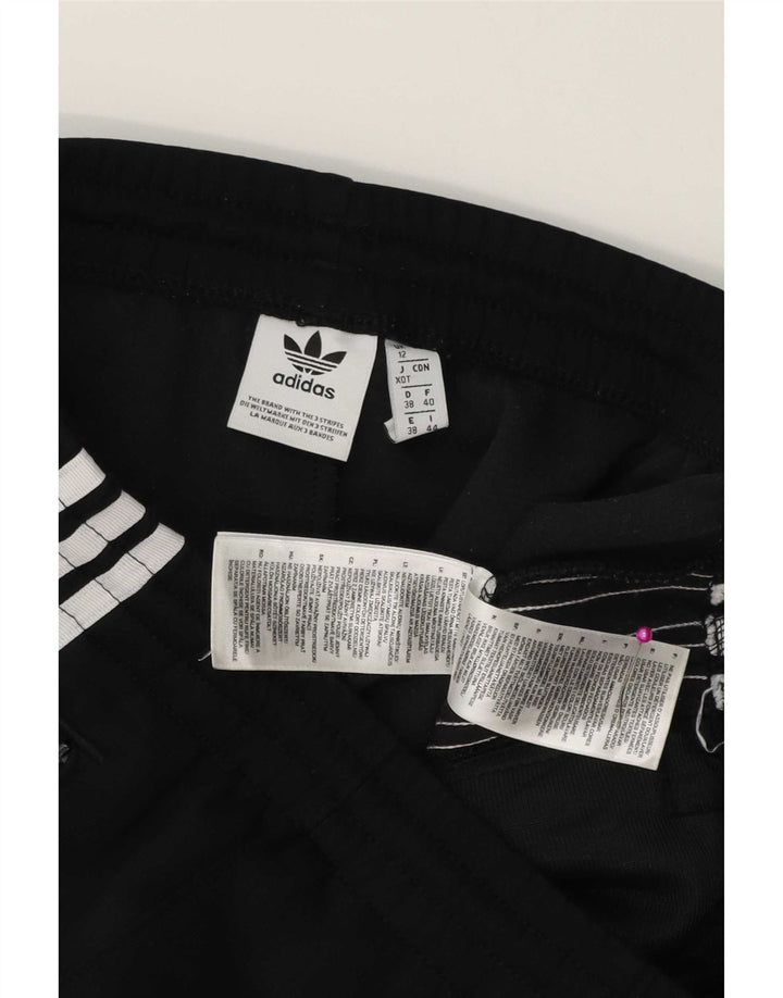 Adidas Damen Trainingshose UK 12 Medium Schwarz Polyester