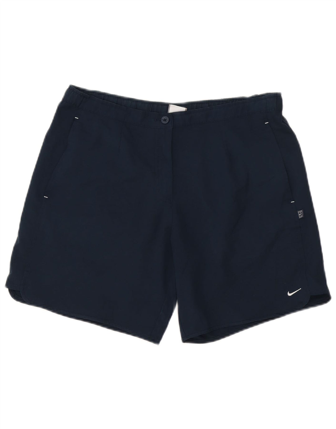 Nike Damen-Freizeitshorts, Größe S, W27, Marineblau, Polyester
