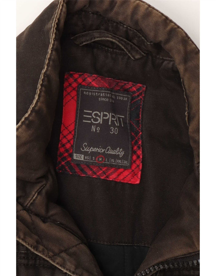 Esprit Herren Utility Jacke UK 38 Mittelbraun