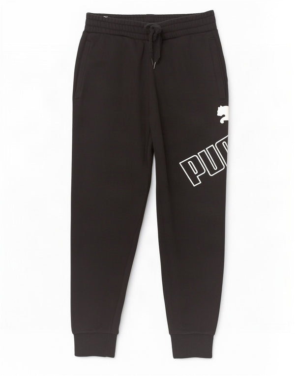 Puma Mens Graphic Tracksuit Trousers Joggers Small Black