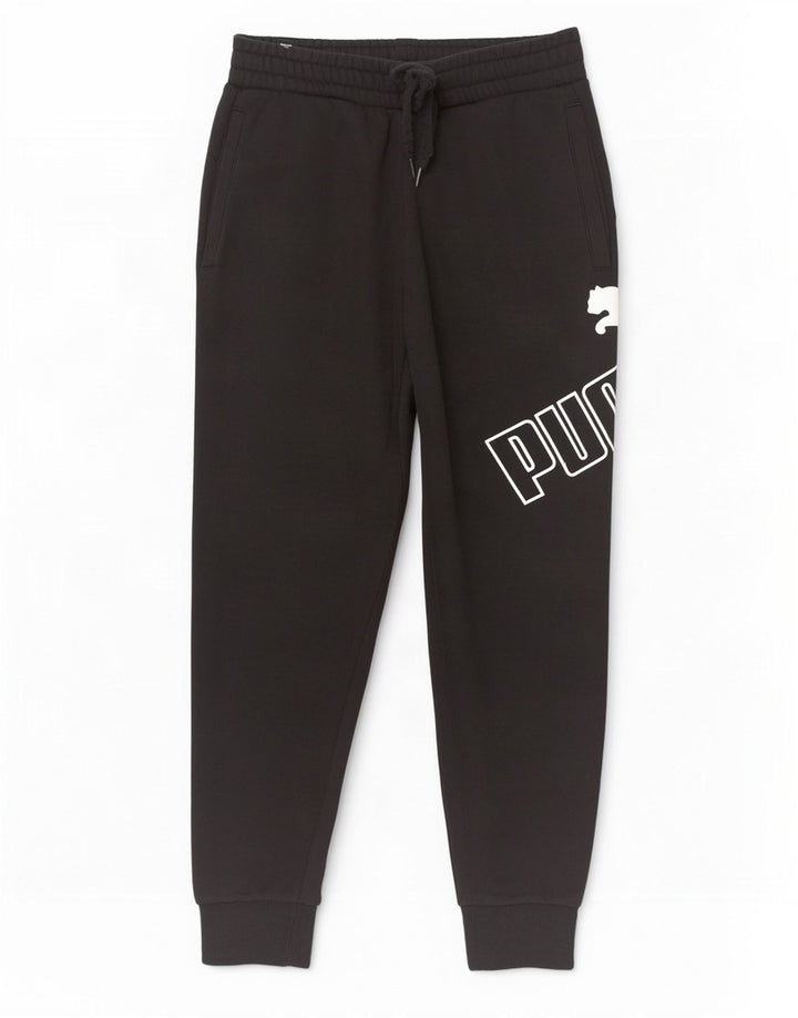 Puma Herren-Trainingshose mit Grafik, Größe S, Schwarz