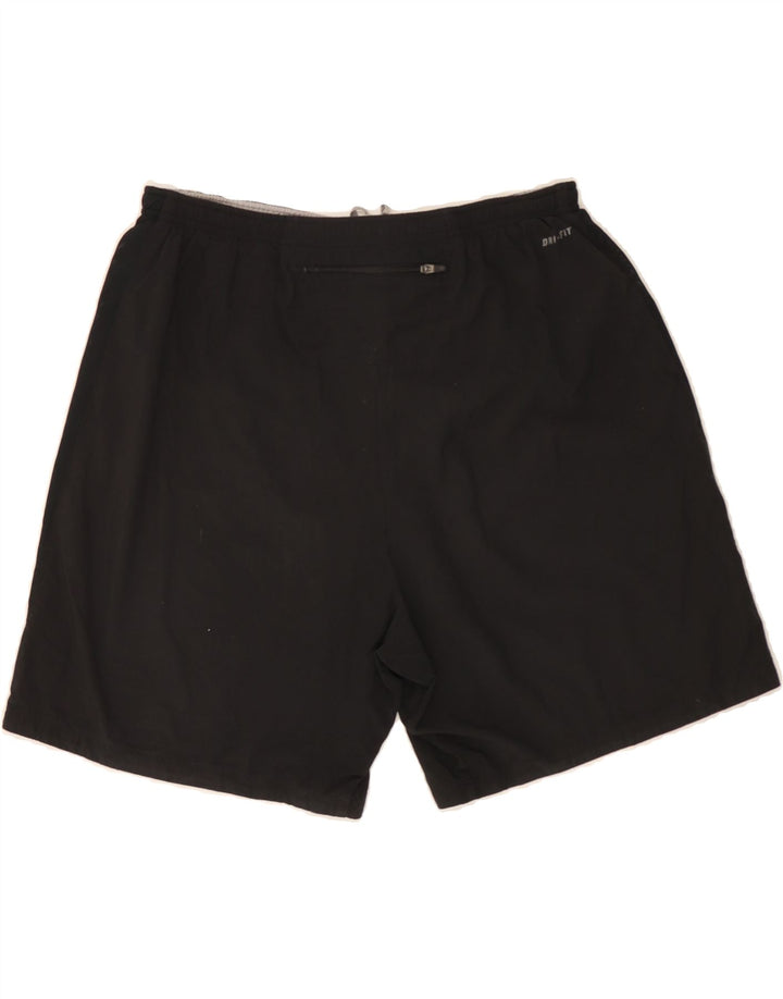 NIKE Mens Sport Shorts Medium  Black Polyester Vintage Nike and Second-Hand Nike from Messina Hembry 