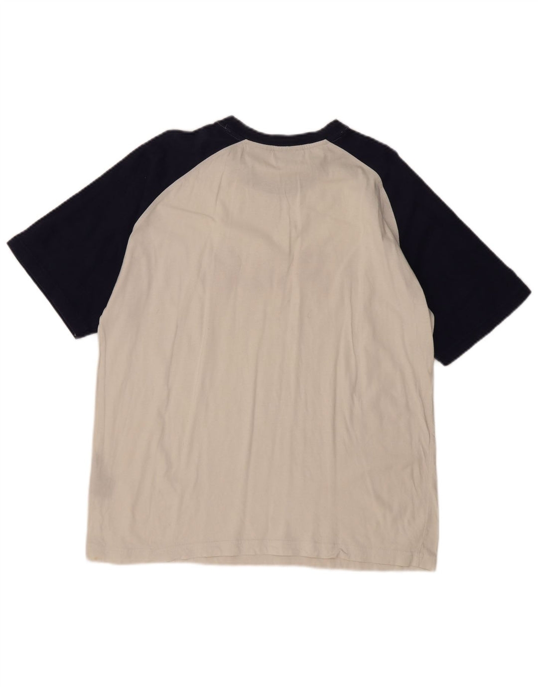 FILA Herren-T-Shirt mit Grafik, groß, weiße Blockfarben-Baumwolle