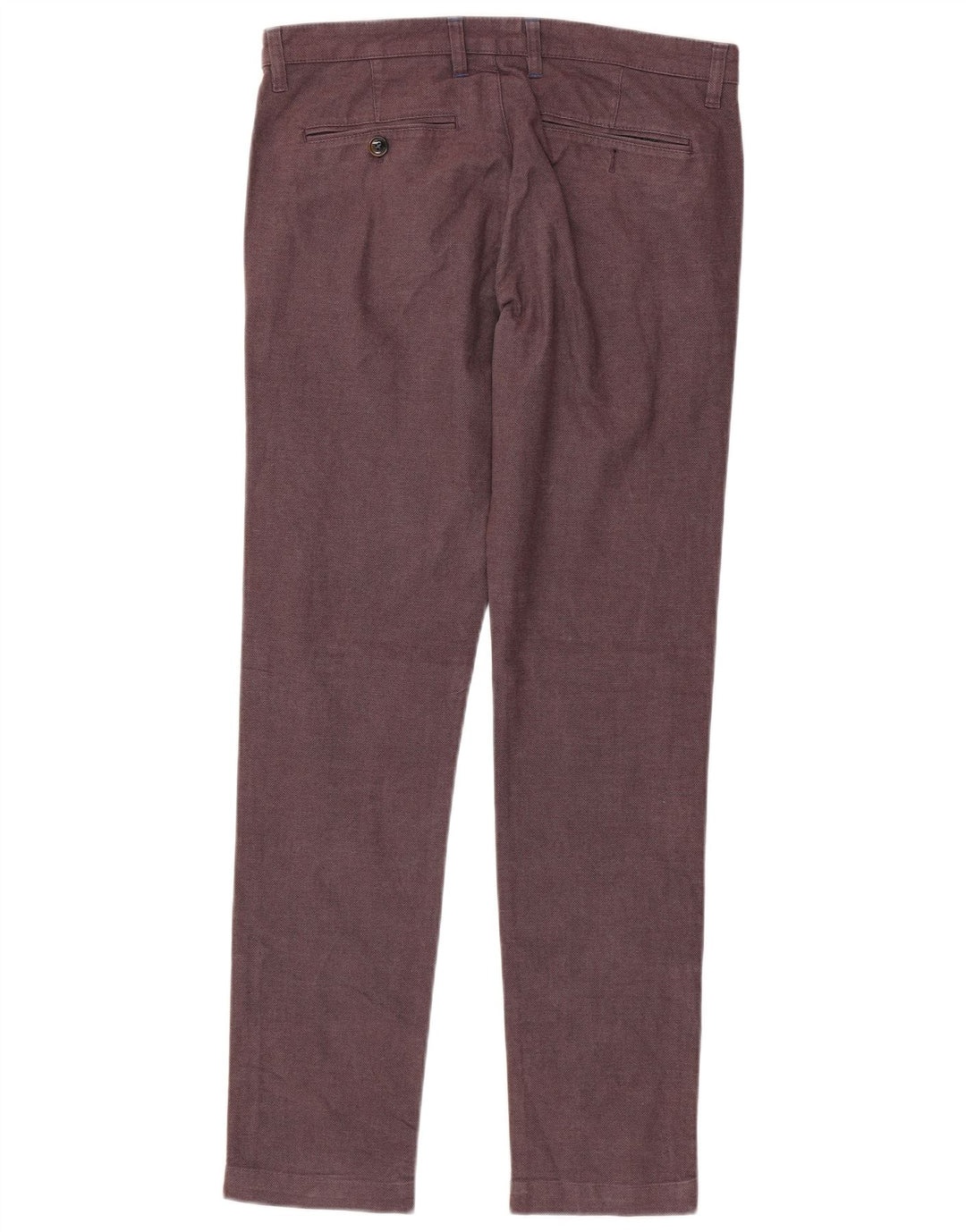 Ted Baker Slim-Anzughose für Herren, W32, L32, Kastanienbraun, Baumwolle