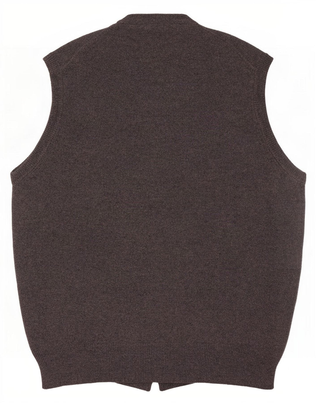 Munrospun Herren Weste Tank Top EU 52 Große graue Wolle