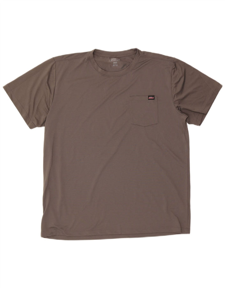 Dickies Herren-T-Shirt-Oberteil, 2XL, Grau, Polyester