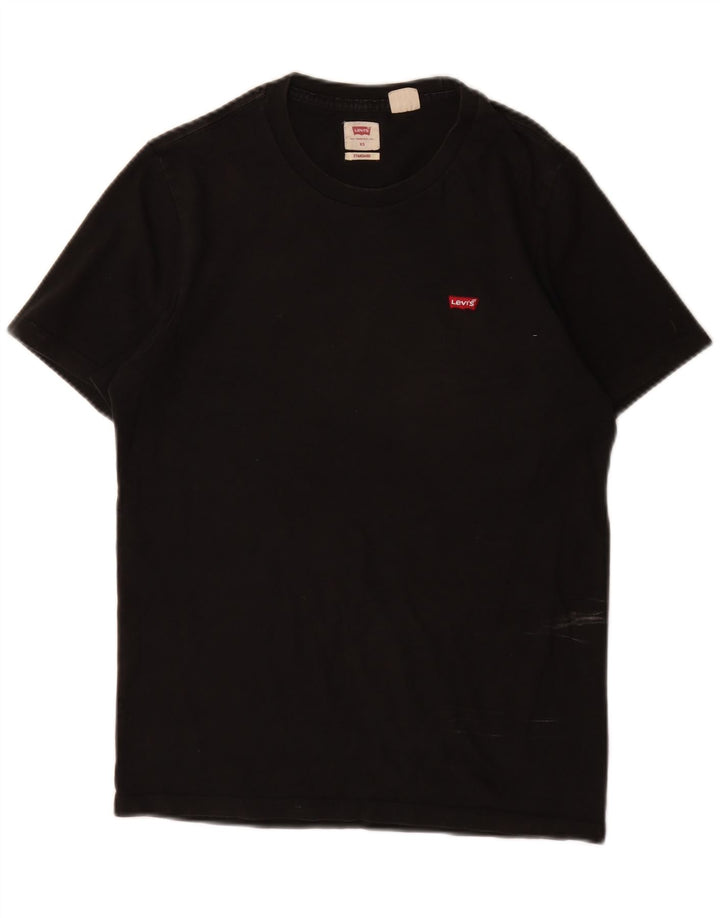 LEVI'S Mens Standard T-Shirt Top XS Black Vintage Levi's and Second-Hand Levi's from Messina Hembry 