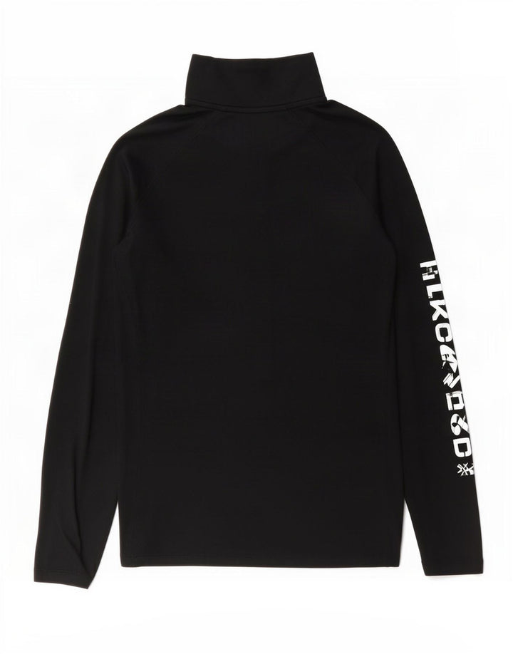 Under Armour Damen Graphic Pullover-Trainingsanzugoberteil UK 12 Medium Schwarz